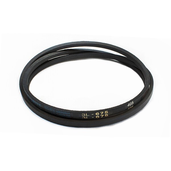 D&D 3L675 FHP V-Belt, 67.5 in Outside Length, 3/8 in Top Width, 7/32 in Thickness, 1 Ribs 3L675 - main
